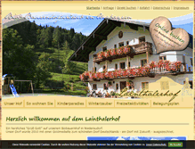 Tablet Screenshot of lainthalerhof.de
